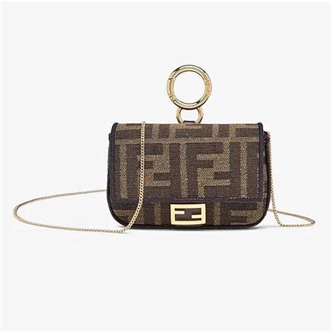 fendi bag charm fluffy|Fendi nano baguette.